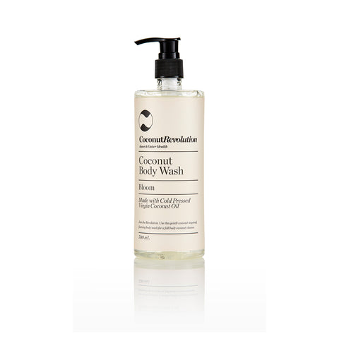 coconut oil gentle body wash for body cleansing of itchy, sensitive and dry skin